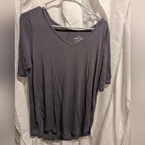 B7 Basic Torrid Charcoal Short Sleeve Women's Tee Sz 0